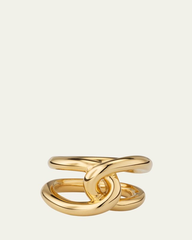 The Agnes Sterling Silver Knot-Tie Ring